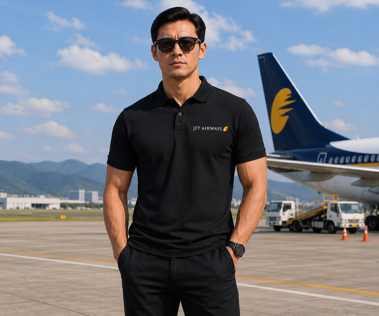 JET AIRLINES POLO T-SHIRT