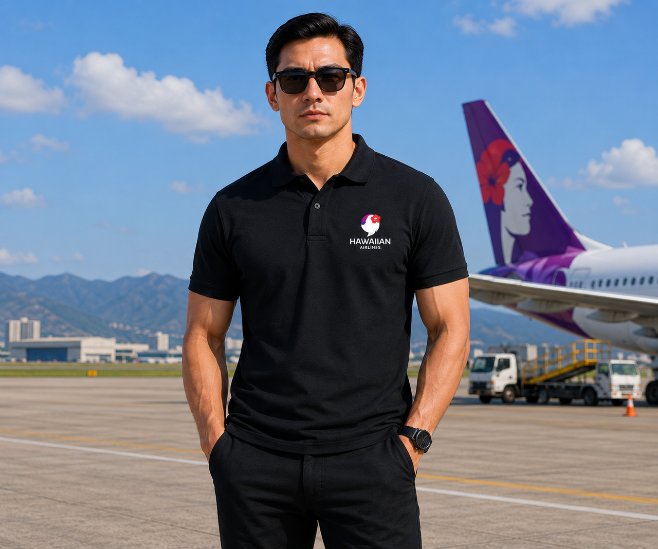 HAWIIAN AIRLINES POLO T-SHIRT