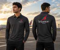 Thumbnail for SRI LANKA AIRLINES LONG SLEEVE  POLO