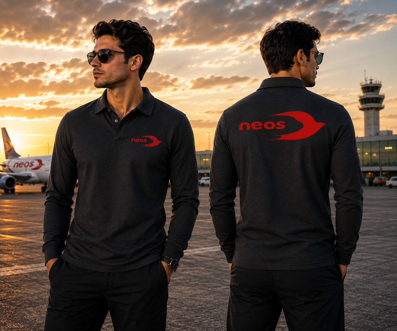 NEOS LONG SLEEVE  POLO