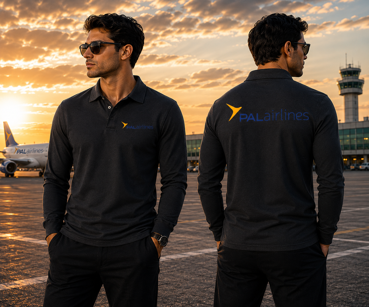 PAL AIR LINRS LONG SLEEVE  POLO