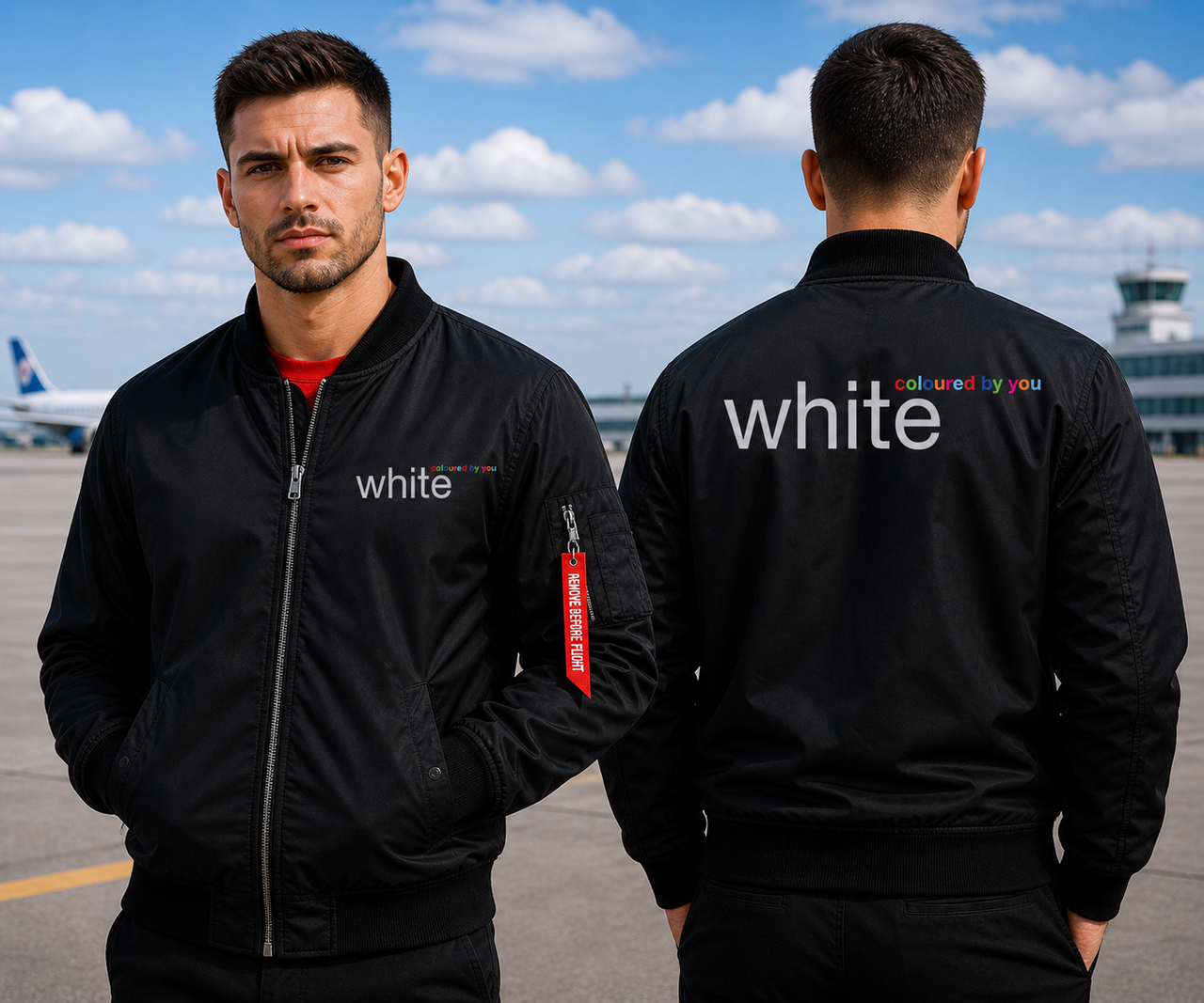 WHITE AIRLINES JACKET