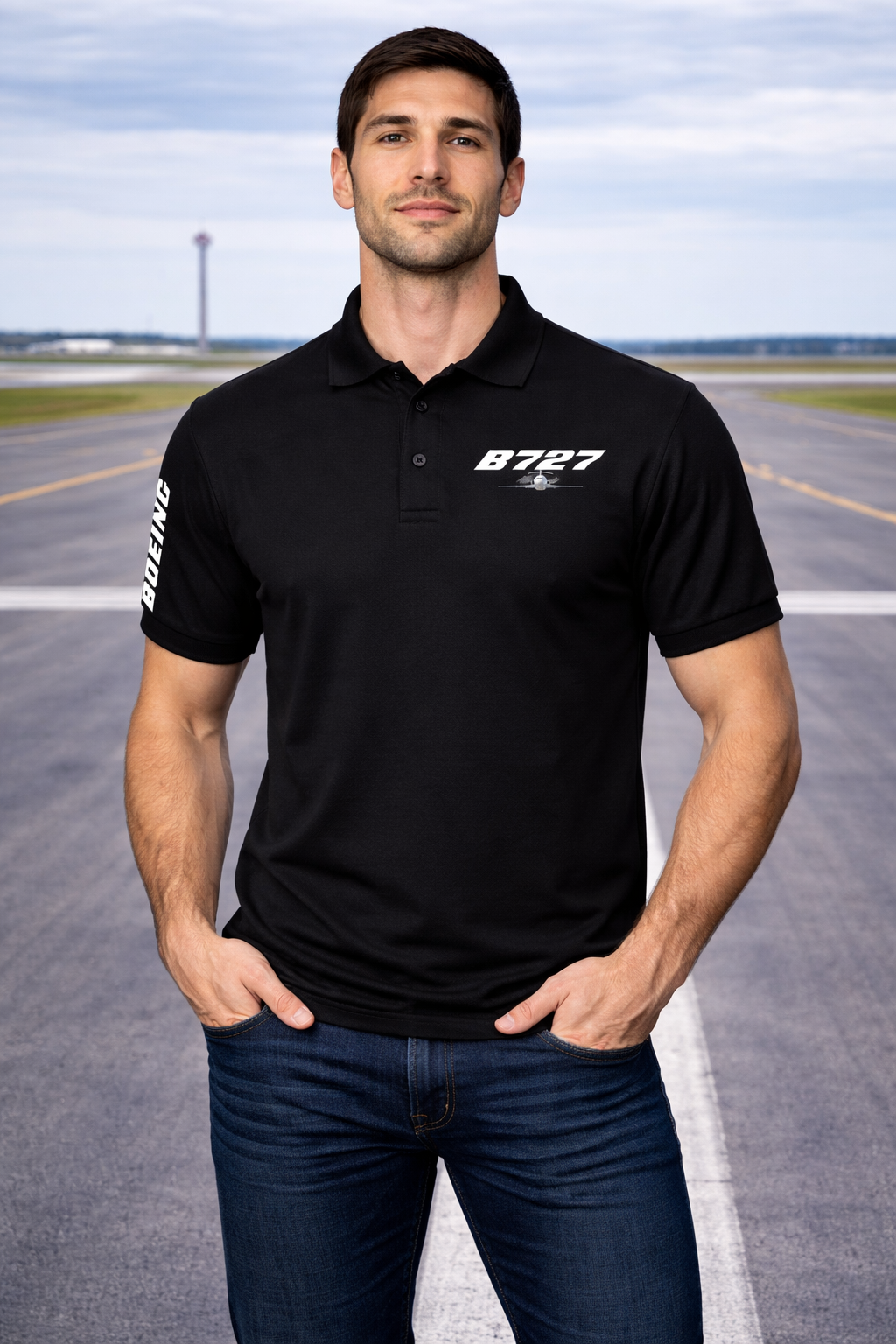 BOEING 727 POLO T-SHIRT