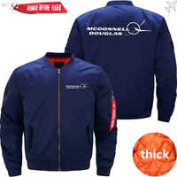 Thumbnail for MCDONNELL DOUGLAS Ma-1 Bomber Jacket Flight Jacket Aviator Jacket THE AV8R