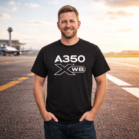 Thumbnail for AIRBUS A350 XWB AVIATION PILOT T-SHIRT