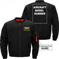 Thumbnail for NAME WITH AIRCRAFT MODEL NUMBER - JACKET THE AV8R