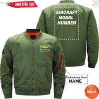 Thumbnail for NAME WITH AIRCRAFT MODEL NUMBER - JACKET THE AV8R