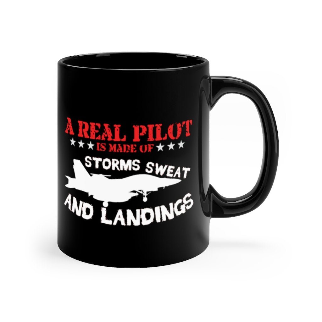 A REAL PILOT AND LANDINGS MUG - PILOTSX