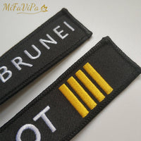 Thumbnail for A ROYAL BRUNEI SIDE B PILOT EMBROIDERY KEY CHAIN - PILOTSX