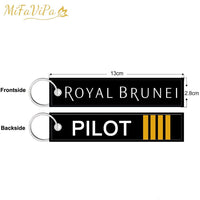 Thumbnail for A ROYAL BRUNEI SIDE B PILOT EMBROIDERY KEY CHAIN - PILOTSX