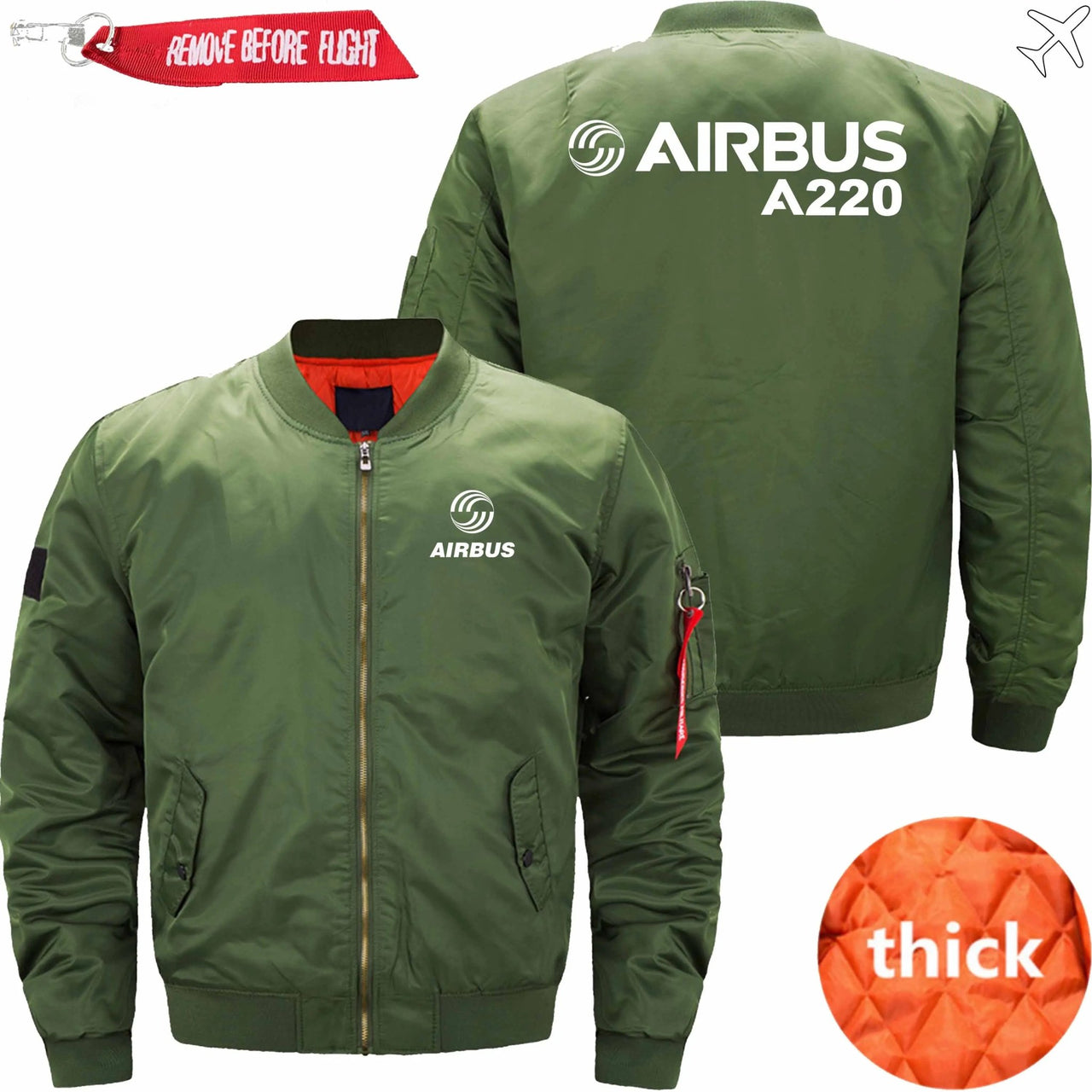 A220 BOMBER FLIGHT AVIATOR JACKET - PILOTSX