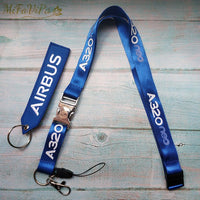 Thumbnail for A320 NEO AIRBUS KEYCHAIN LANYARDS NECK STRAP - PILOTSX