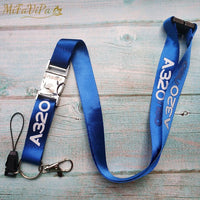 Thumbnail for A320 NEO LANYARD AIRBUS KEYCHAIN LANYARDS NECK STRAP - PILOTSX