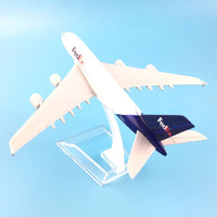 Thumbnail for A380 FEDEX EXPRESS AIRLINE MODEL PLANE AIRCRAFT KIDS TOYS 16CM ALLOY METAL MODEL PLANE - PILOTSX