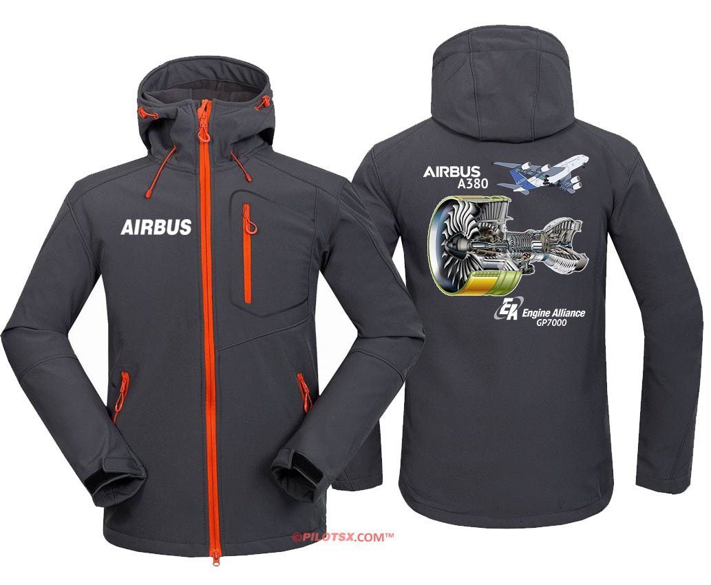 A80 ENGINE WATERPROOF WINDPROOF SOFTSHELL HOODED JACKET - PILOTSX