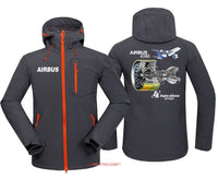 Thumbnail for A80 ENGINE WATERPROOF WINDPROOF SOFTSHELL HOODED JACKET - PILOTSX