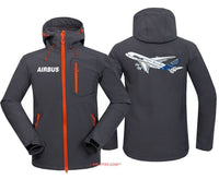 Thumbnail for A80 WATERPROOF WINDPROOF SOFTSHELL HOODED JACKET - PILOTSX