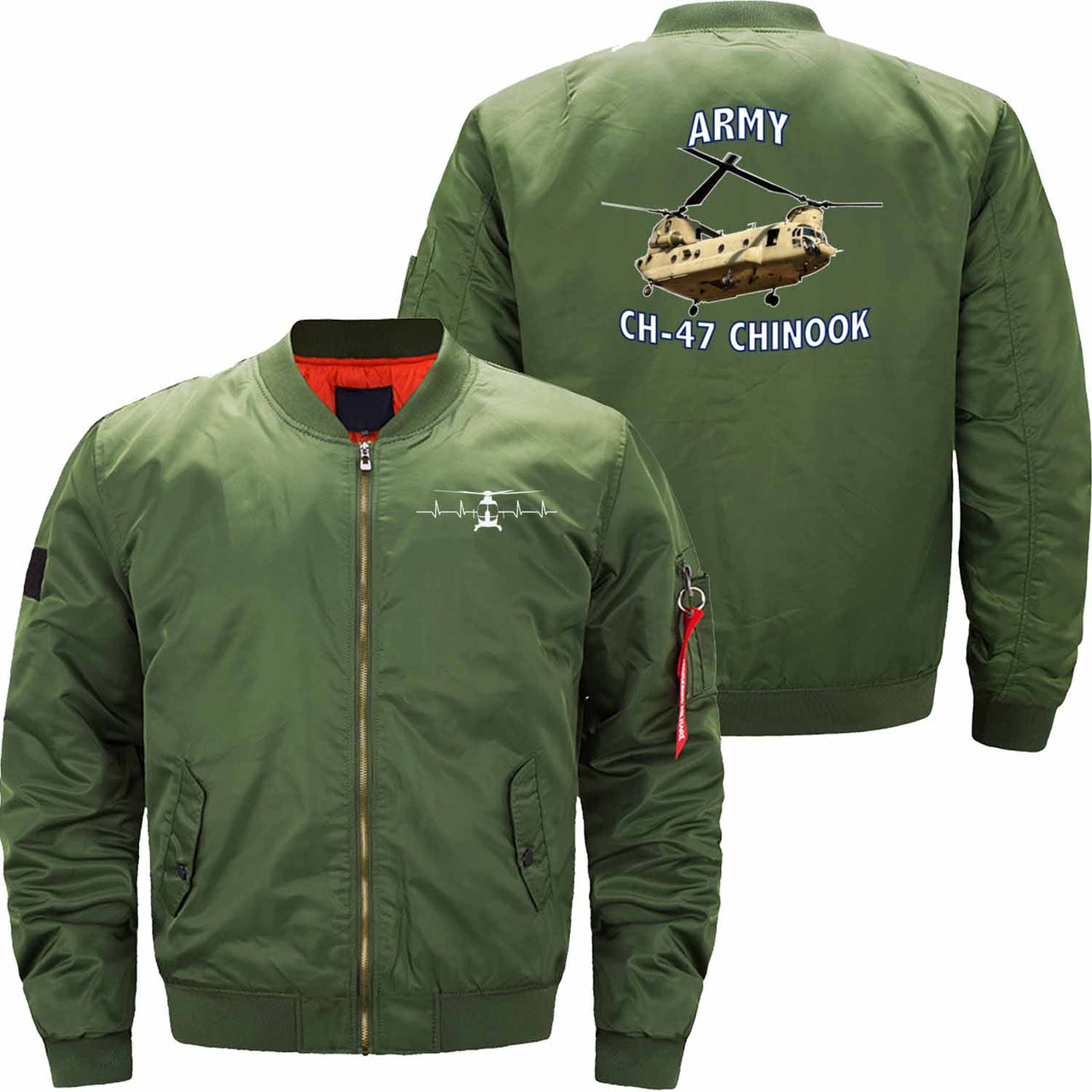 HELICOPTER Ma-1 Bomber Jacket Flight Jacket Aviator Jacket THE AV8R