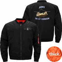 Thumbnail for HELICOPTER Ma-1 Bomber Jacket Flight Jacket Aviator Jacket THE AV8R