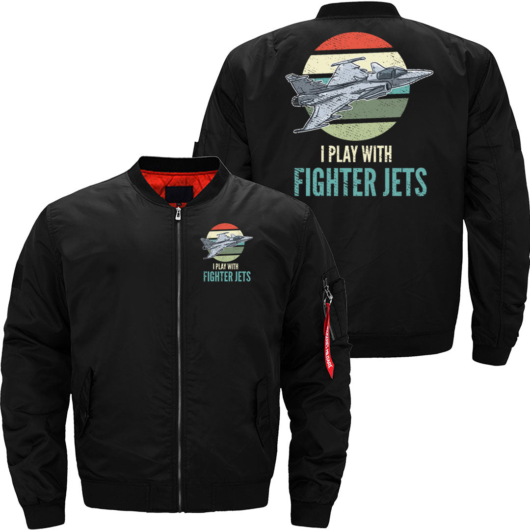 Fighter Jets Vintage Aircraft Airplane Pilot JACKET THE AV8R