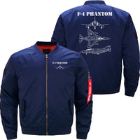 Thumbnail for F-4 Phantom Fighter Jet Pilot Military JACKET THE AV8R