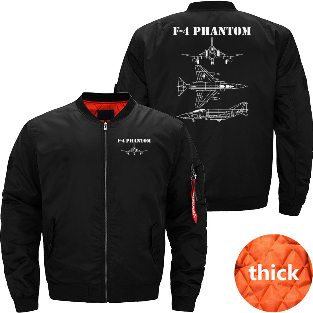 F-4 Phantom Fighter Jet Pilot Military JACKET THE AV8R