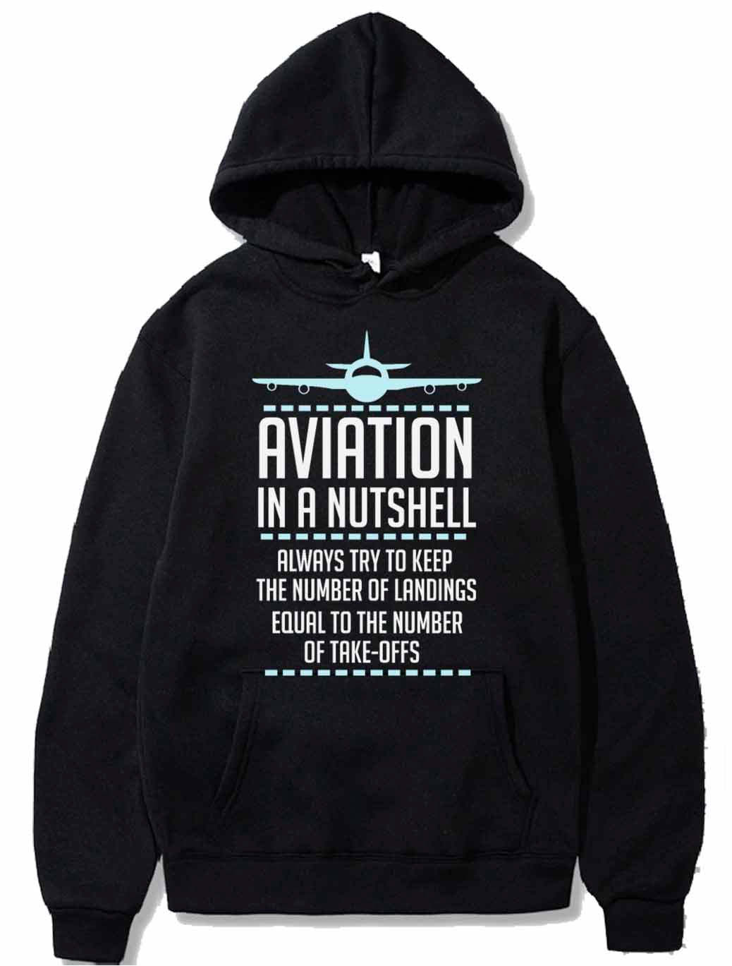 Aviation In A Nutshell Funny ATC Pilot Gift  PULLOVER THE AV8R