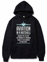 Thumbnail for Aviation In A Nutshell Funny ATC Pilot Gift  PULLOVER THE AV8R