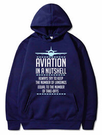 Thumbnail for Aviation In A Nutshell Funny ATC Pilot Gift  PULLOVER THE AV8R