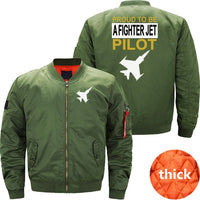 Thumbnail for proud fighter jet pilot airplane gift airplane JACKET THE AV8R