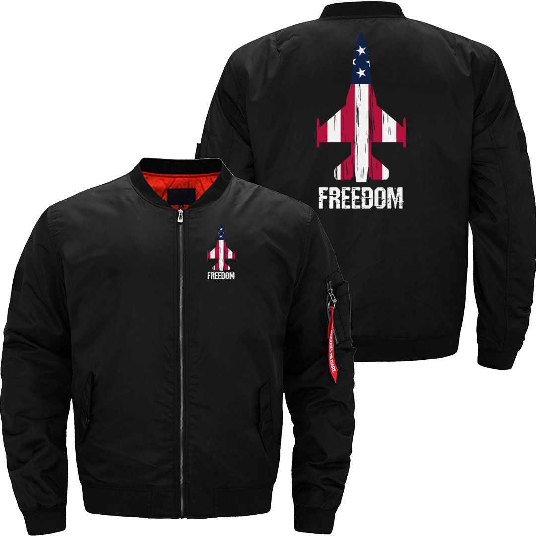 FREEDOM USA Military Fighter Jet JACKET THE AV8R