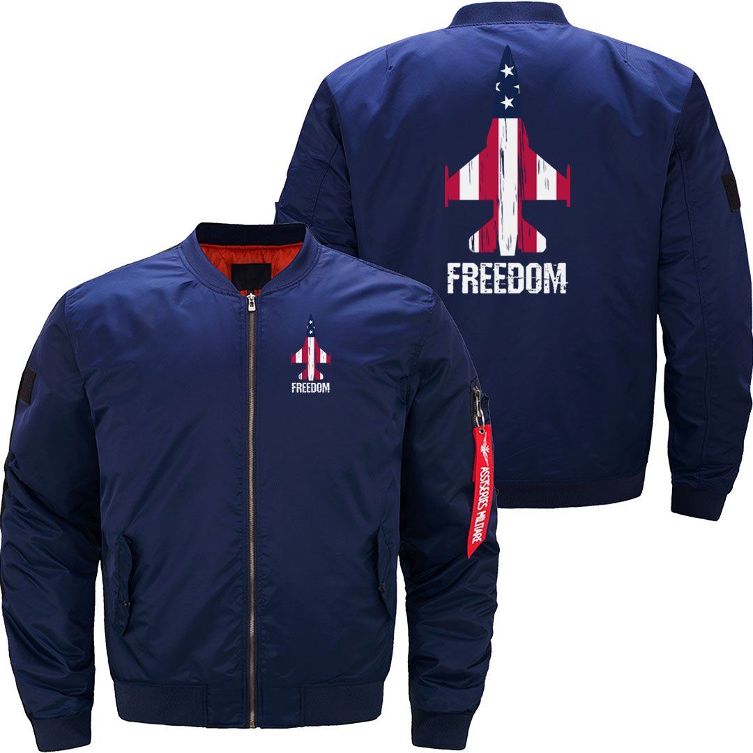 FREEDOM USA Military Fighter Jet JACKET THE AV8R