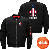 Thumbnail for FREEDOM USA Military Fighter Jet JACKET THE AV8R