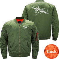 Thumbnail for Pilot fighter jet military plane flying JACKET THE AV8R