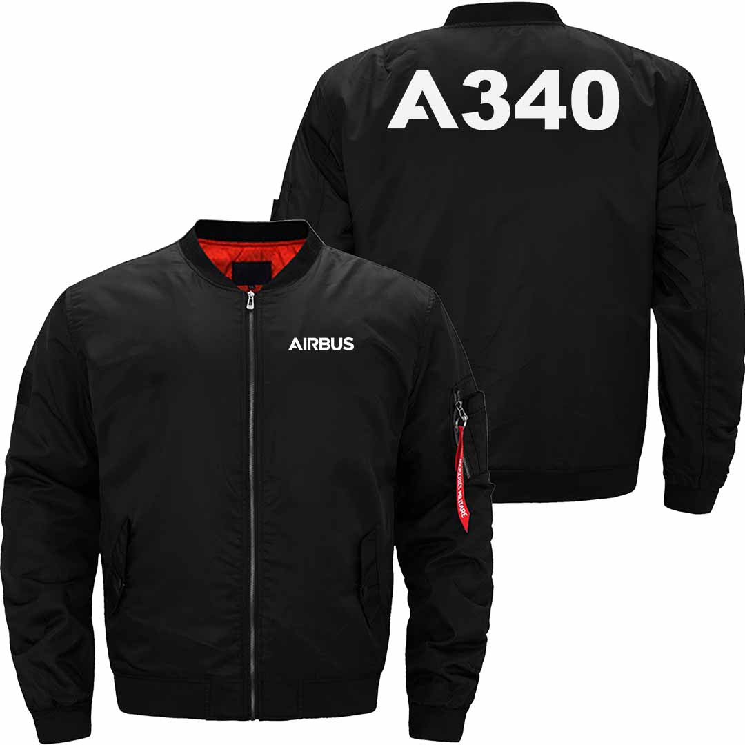 AIRBUS A340 Ma-1 Bomber Jacket Flight Jacket Aviator Jacket THE AV8R