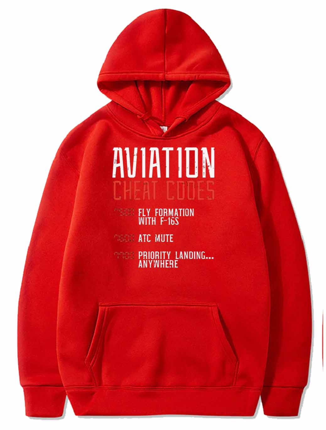 Aviation Cheat Codes Funny Airplane Humor Pilot PULLOVER THE AV8R