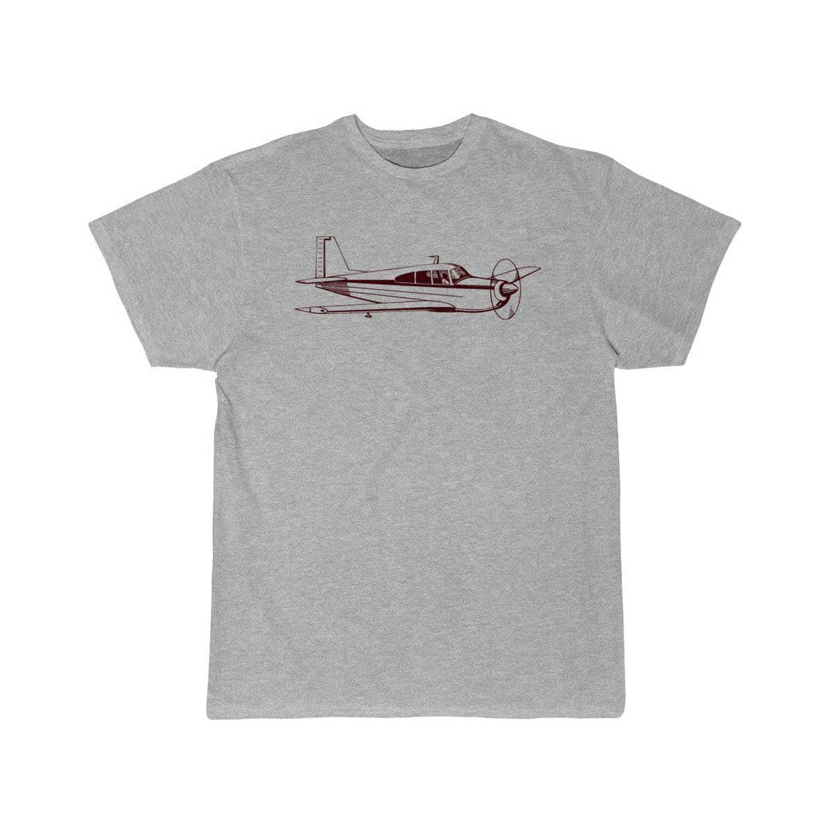 Vintage airplane retro fly vector shape image T-SHIRT THE AV8R