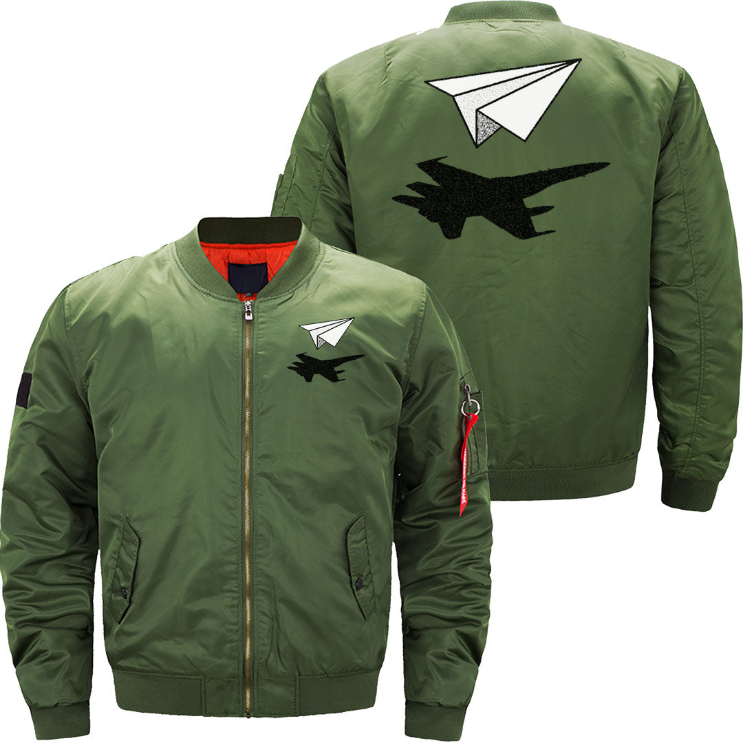 Paper Plane Fighter Jet JACKET THE AV8R