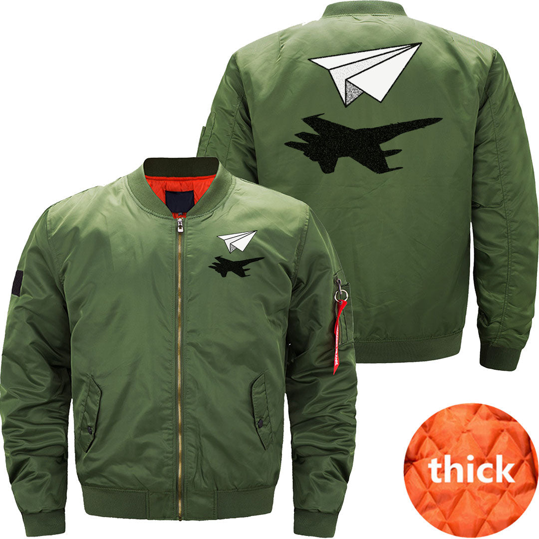 Paper Plane Fighter Jet JACKET THE AV8R