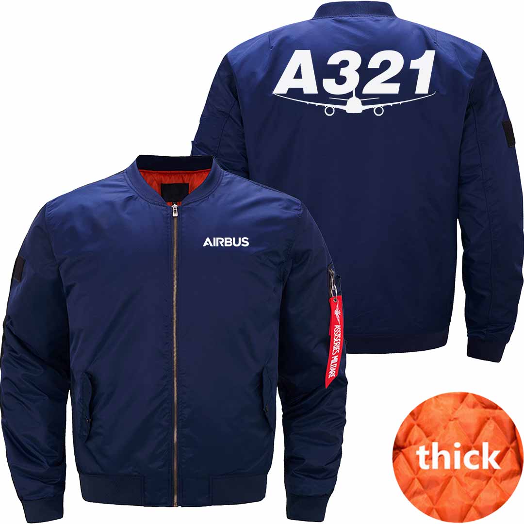 AIRBUS A321 Ma-1 Bomber Jacket Flight Jacket Aviator Jacket THE AV8R