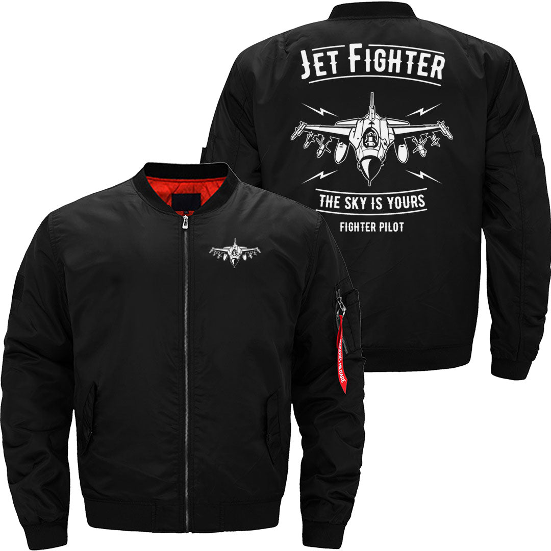 Jet Fighter The Sky Is Yours Fighter Pilot JACKET THE AV8R