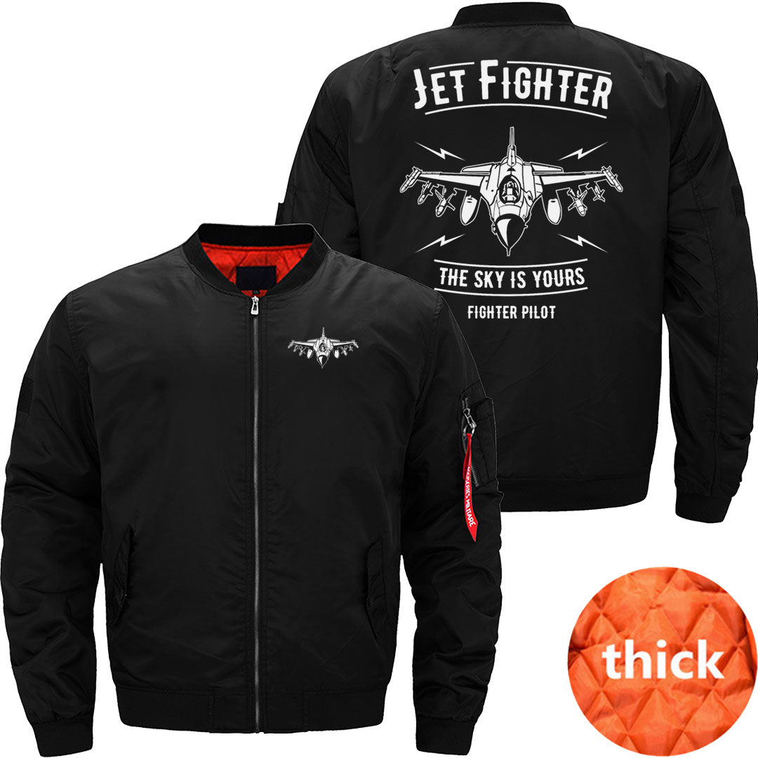 Jet Fighter The Sky Is Yours Fighter Pilot JACKET THE AV8R