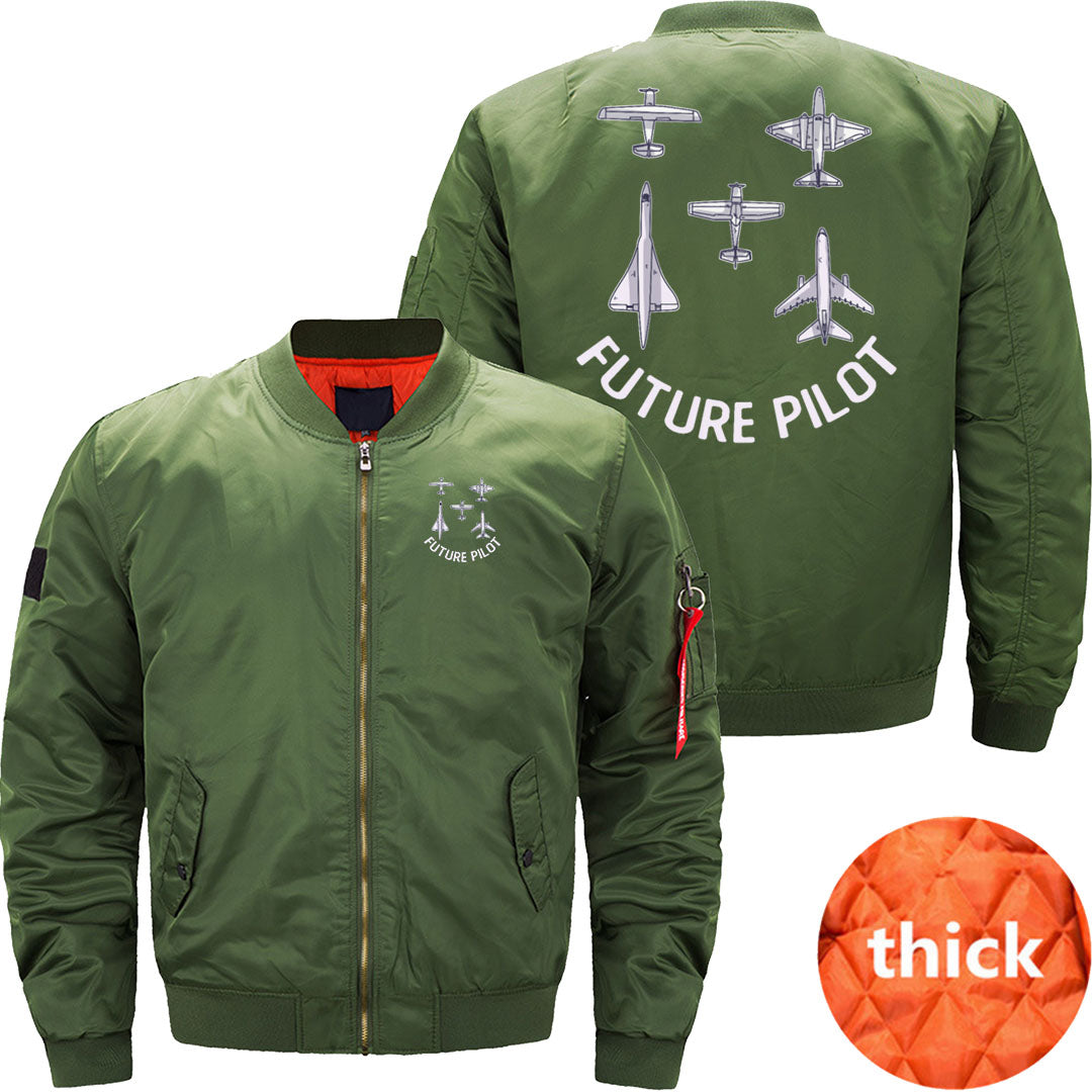 Future Pilot Fighter Jet Aircraft Airplane JACKET THE AV8R