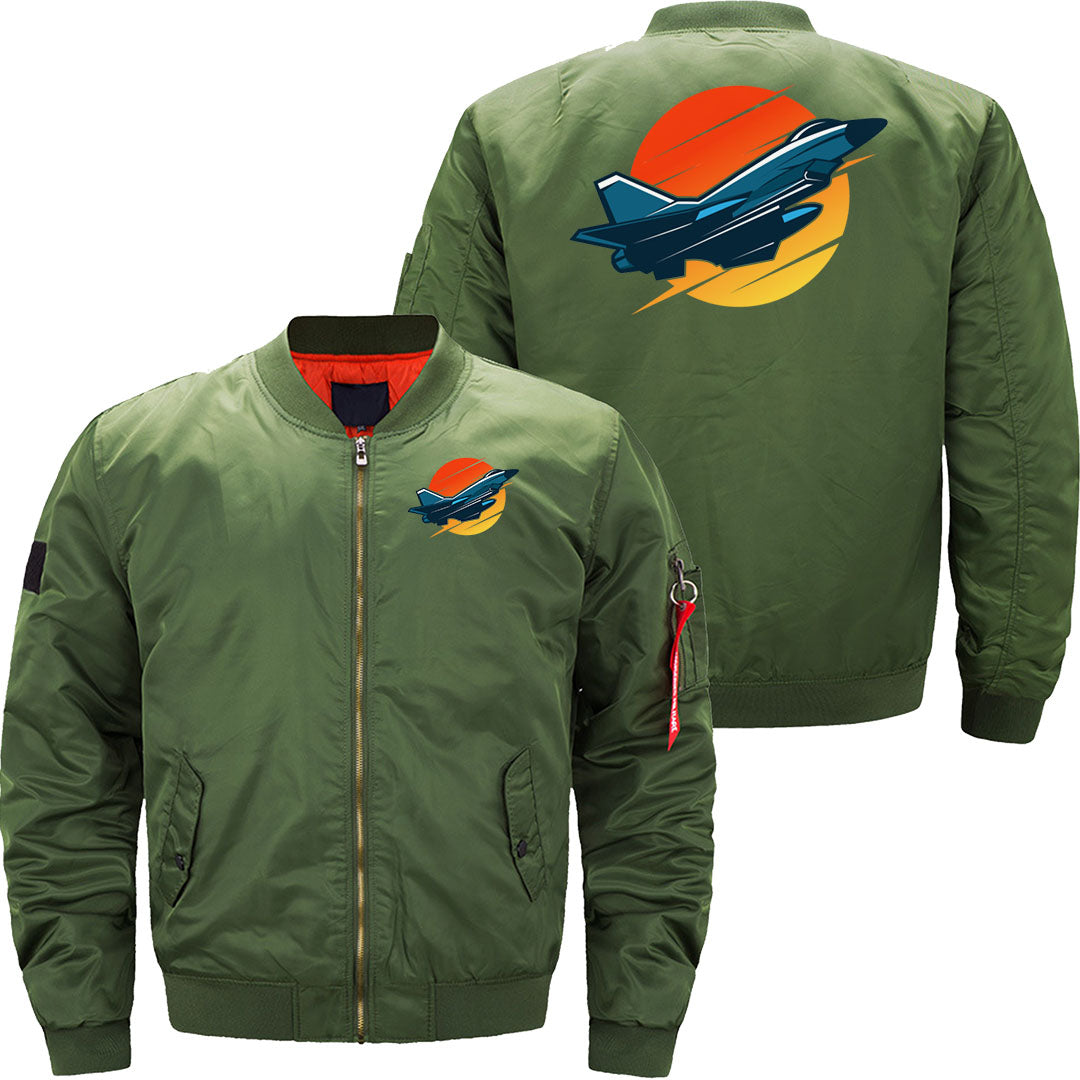 Fighter jet, jet aircraft, airforce, airspace, fun JACKET THE AV8R