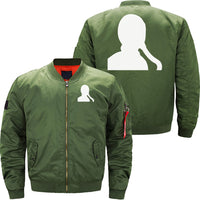 Thumbnail for Fighter jet pilot  Gas mask silhouette  JACKET THE AV8R