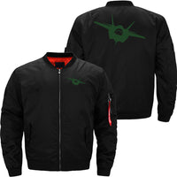 Thumbnail for Fighter Jet (Front View) Silhouette JACKET THE AV8R