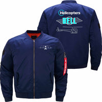 Thumbnail for HELICOPTER Ma-1 Bomber Jacket Flight Jacket Aviator Jacket THE AV8R