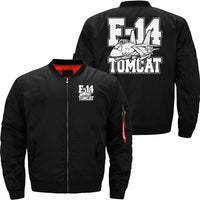 Thumbnail for F-14 Tomcat Classic Fighter Jet Aircraft Cartoon JACKET THE AV8R