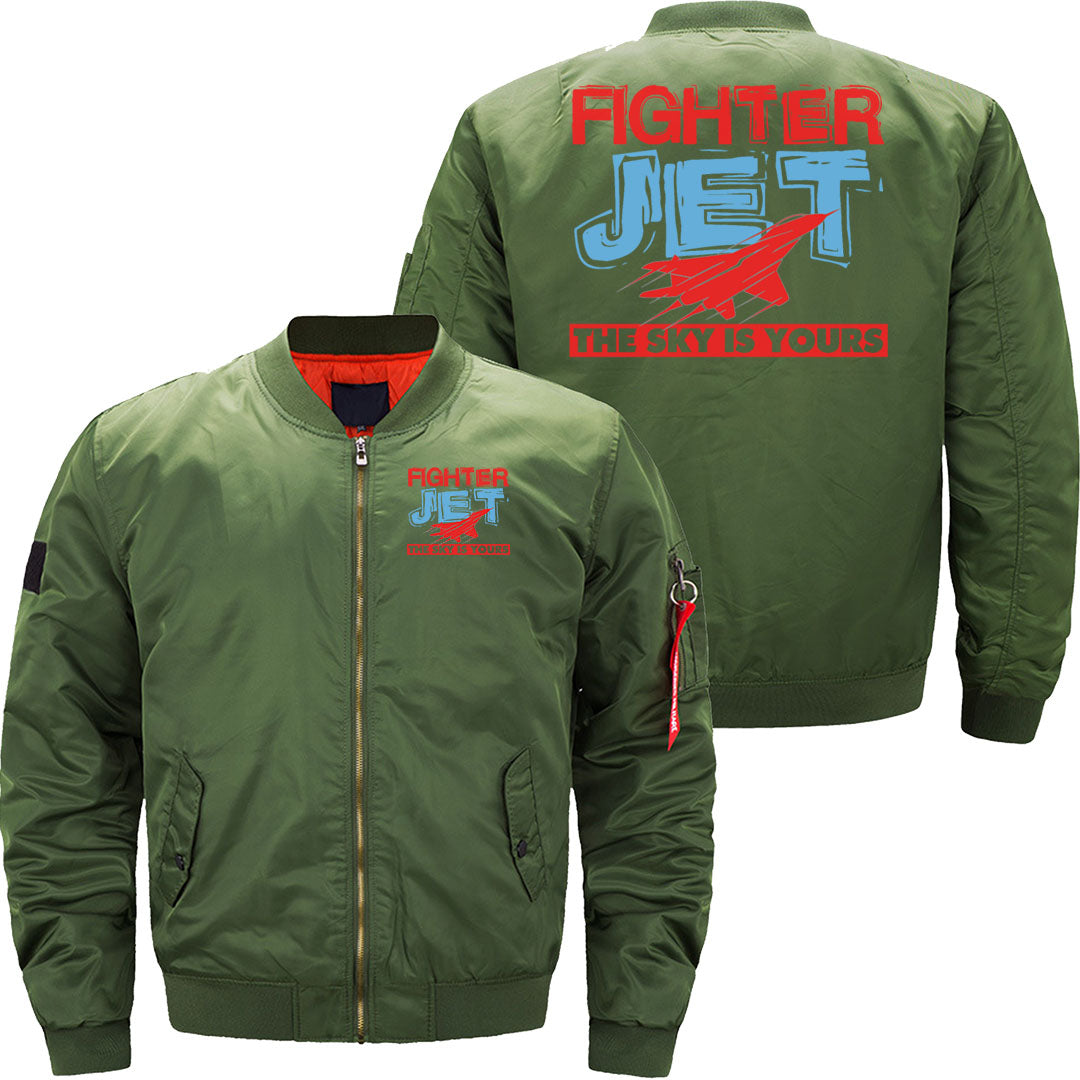 Cool Fighter Jet The Sky Is Yours Air Force gift JACKET THE AV8R