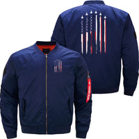 Thumbnail for American Flag Usa Airplane Jet Fighter 4Th Of July JACKET THE AV8R